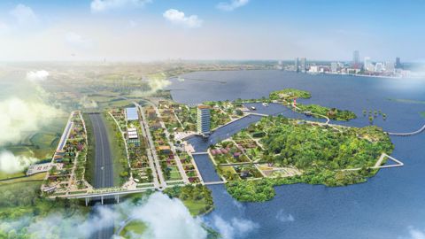 4. Le plan de masse de l’exposition mondiale anticipe Hortus, le futur nouveau quartier écologique d’Almere. DR